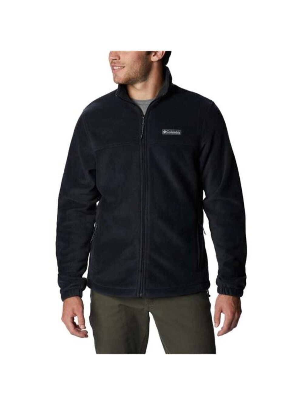Mens Fleece Jacket Full Zip Steens Mountain Outdoor Lightweight Warm Winter Coat